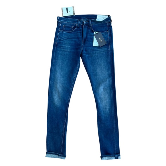 Rag & Bone Fit 1 Skinny Jeans in Marauder - Picture 4 of 11